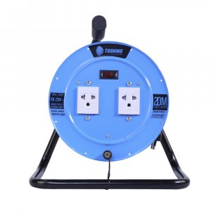 Toshino ล้อเก็บสายไฟ รุ่นMN310T-20 VCT 3x1.0 ยาว 20 ม. สีฟ้า