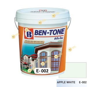เบนโทน เบเยอร์ Apple White E-002 สีน้ำอะคริลิกภายนอก-ใน