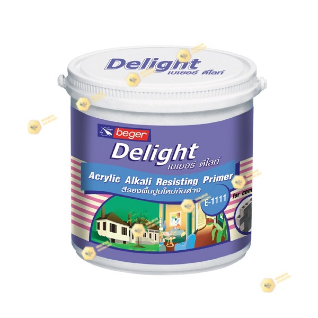 เบเยอร์ สีรองพื้นปูนใหม่ E-1111 ดีไลท์ ภายนอก-1gl.