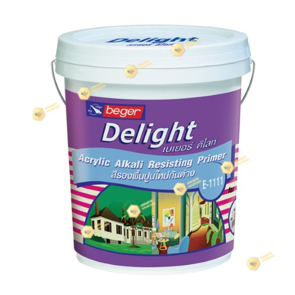 เบเยอร์ สีรองพื้นปูนใหม่ E-1111 ดีไลท์ ภายนอก-5gl.