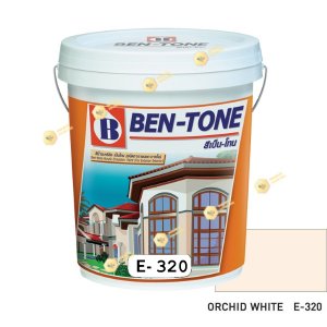 เบนโทน เบเยอร์ Orchid White E-320 สีน้ำอะคริลิกภายนอก-ใน