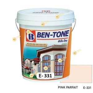 เบนโทน เบเยอร์ Pink Parfait E-331 สีน้ำอะคริลิกภายนอก-ใน