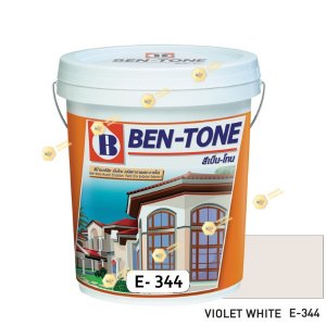 เบนโทน เบเยอร์ Violet White E-344 สีน้ำอะคริลิกภายนอก-ใน
