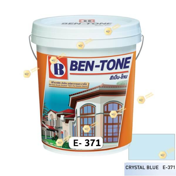 เบนโทน เบเยอร์ Crystal Blue E-371 สีน้ำอะคริลิกภายนอก-ใน