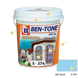 เบนโทน เบเยอร์ Sky Blue E-374 สีน้ำอะคริลิกภายนอก-ใน