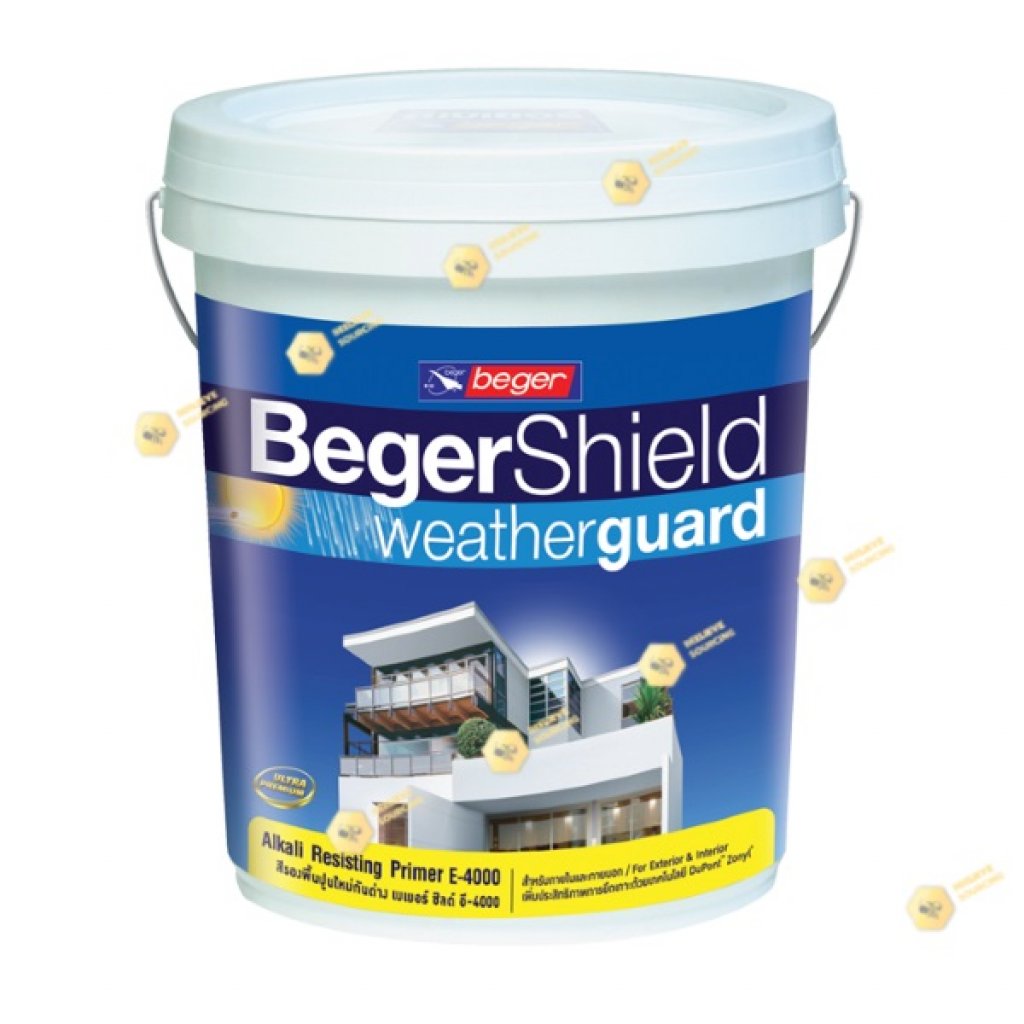 BegerShield E-4000 สีรองพื้นปูนใหม่ กันด่าง-5gl.