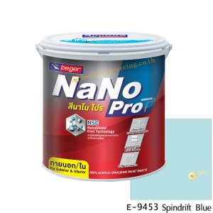 นาโนโปร สีน้ำอะคริลิก E-9453 สีน้ำด้านภายนอก-1gl