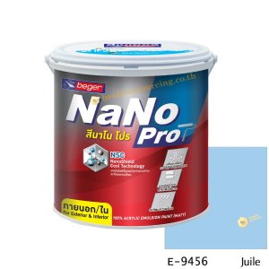 นาโนโปร สีน้ำอะคริลิก E-9456 สีน้ำด้านภายนอก-1gl