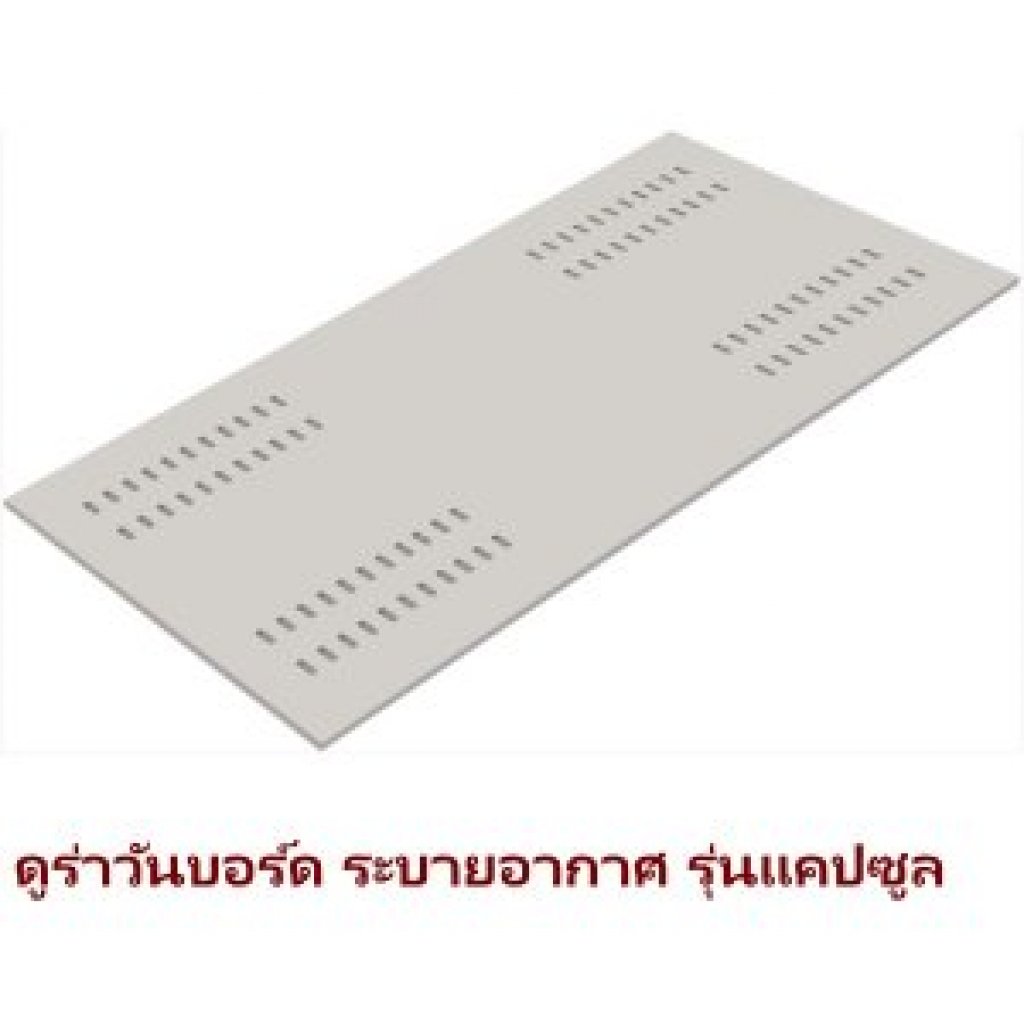 DURA ดูร่าบอร์ดระบายอากาศแคปซูล 60x120x0.4ซม.