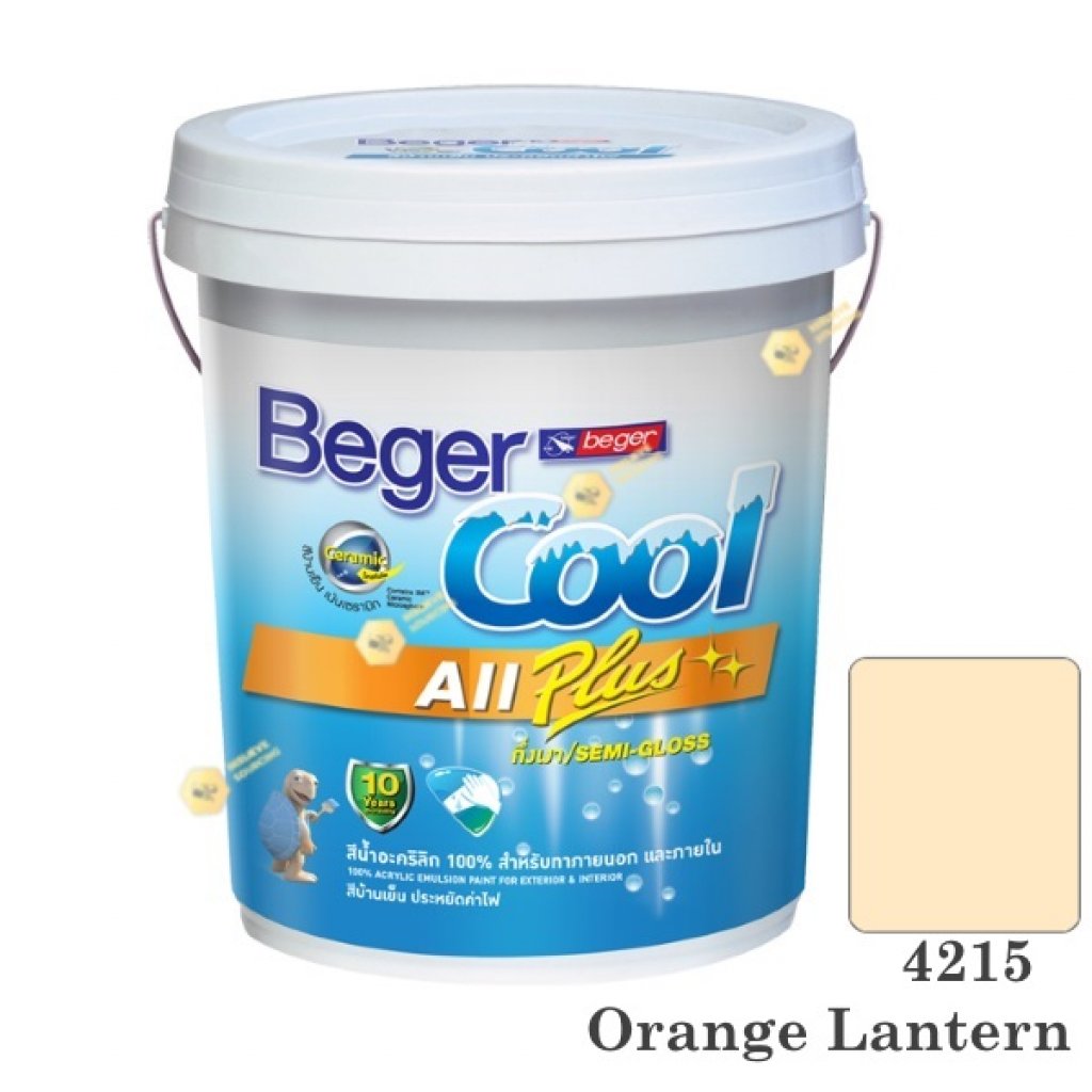 เบเยอร์คูล ออลพลัส 4215 สีน้ำอะคริลิก กึ่งเงาภายนอก-ใน-5gl.