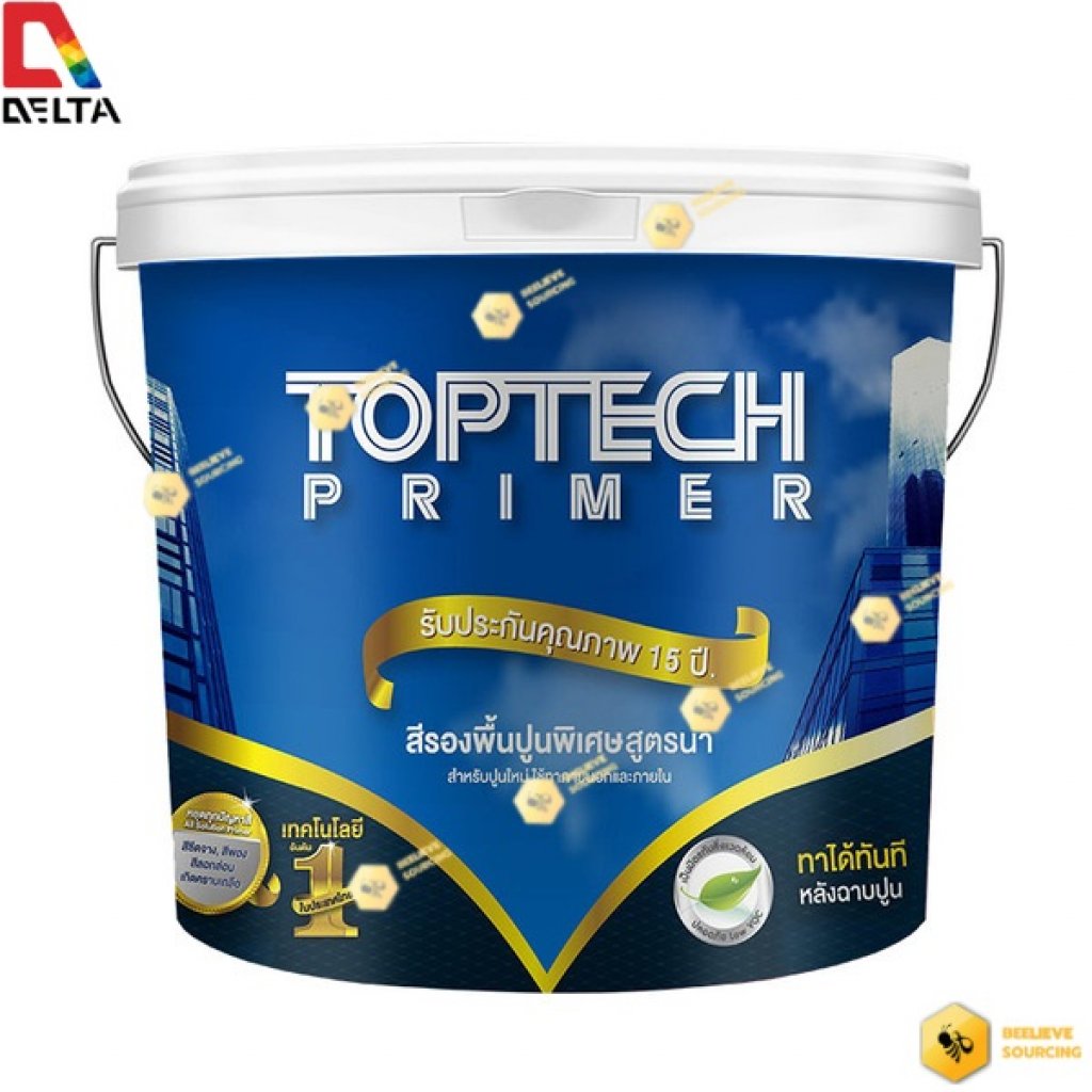 DELTA TOPTECH PRIMER สีเดลต้า ท็อปเทค ไพรเมอร์ สูตรน้ำ-5gl.