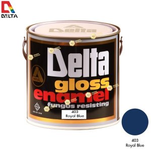 สีเคลือบน้ำมัน DELTA GLOSS ENAMEL #403 Royal Blue-1GL.
