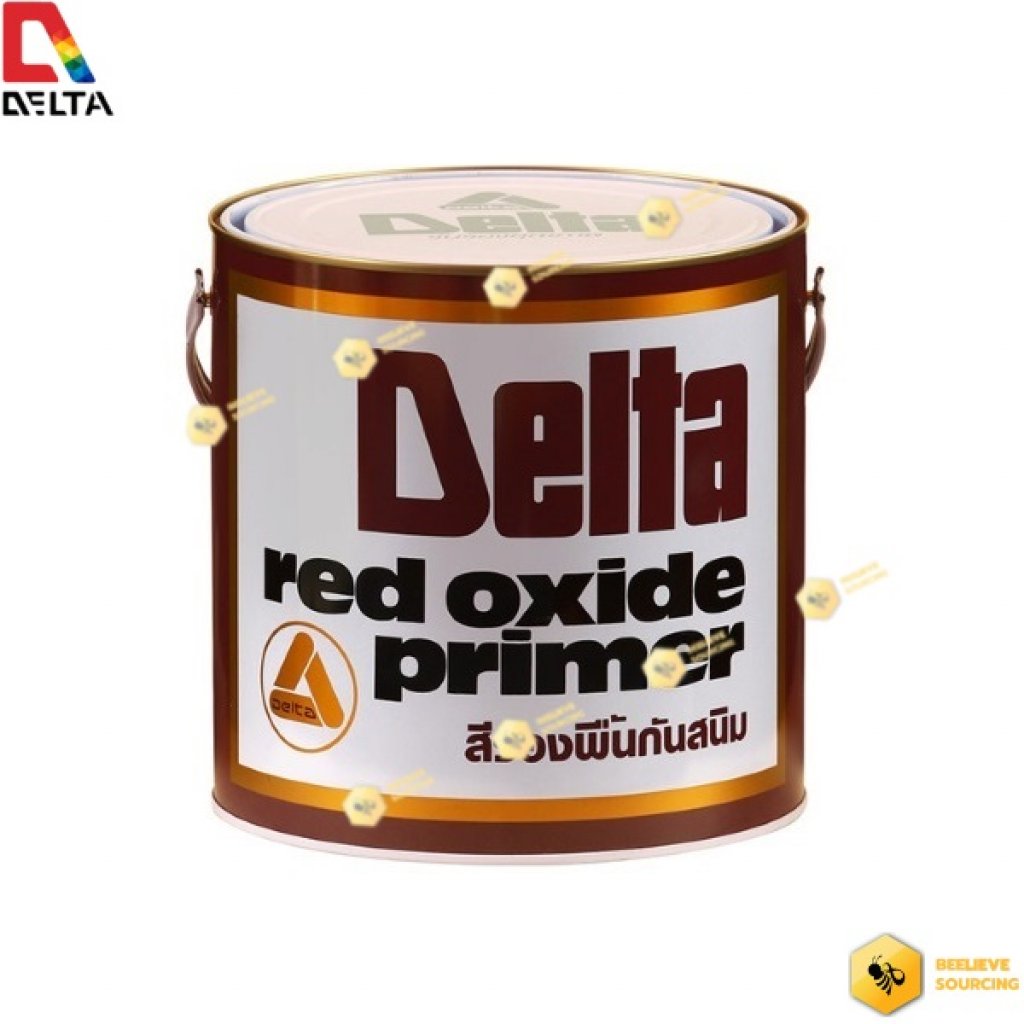 DELTA RED OXIDE PRIMER เดลต้า เรด ออกไซด์ สีรองพื้นกันสนิมแดง-1gl.
