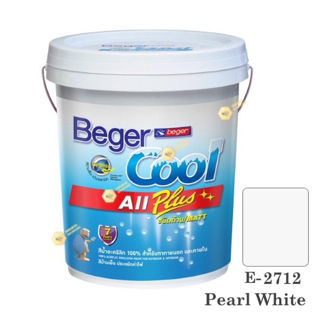 เบเยอร์คูล ออลพลัส สีน้ำ E-2712 สีน้ำอะครีลิกด้าน-ภายนอก-5gl.