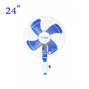 พัดลมอุตสาหกรรมใบฟ้า VENZ 24 นิ้ว ติดผนัง-F1C