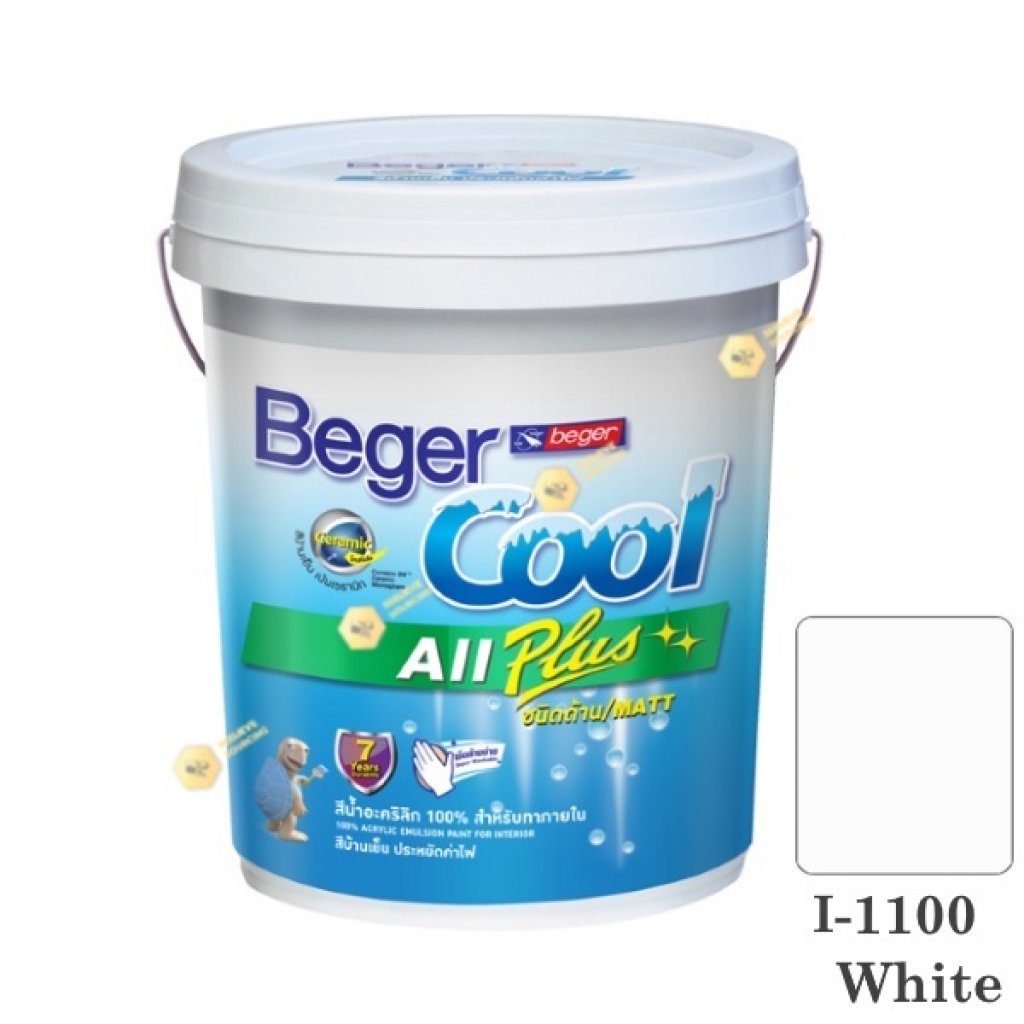 begerCool All Plus I-1100 สีน้ำอะครีลิก-ด้าน ภายใน-5gl.