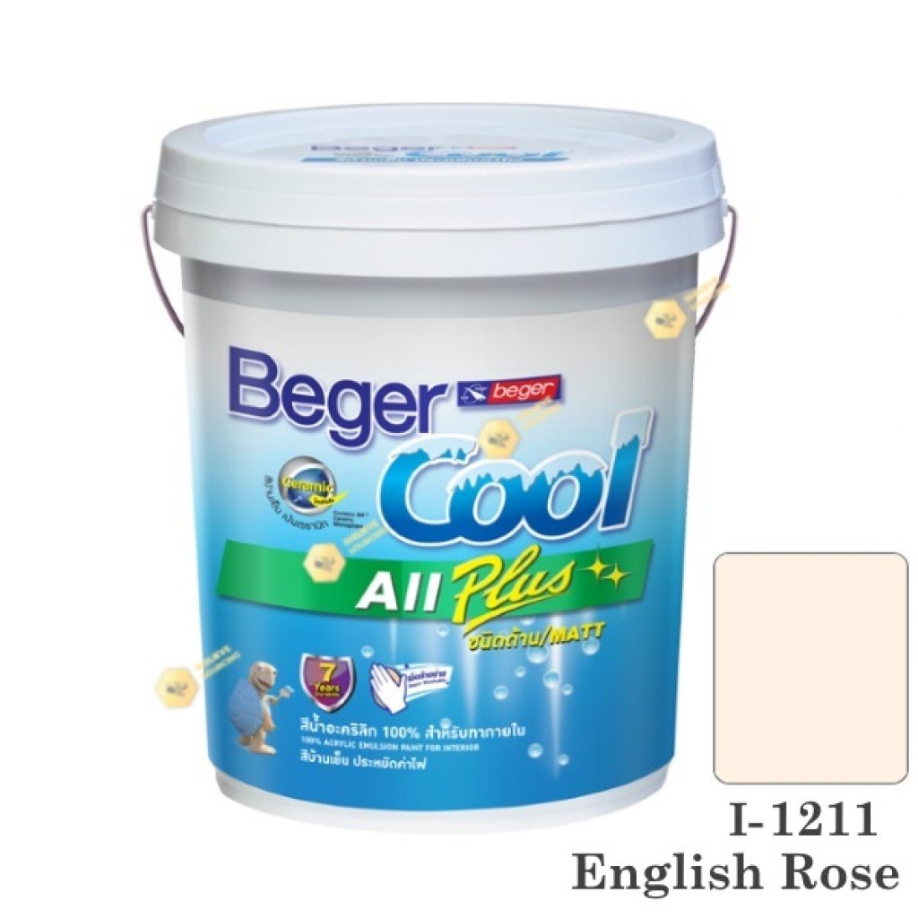 begerCool All Plus I-1211 สีน้ำอะครีลิก-ด้าน ภายใน-5gl.