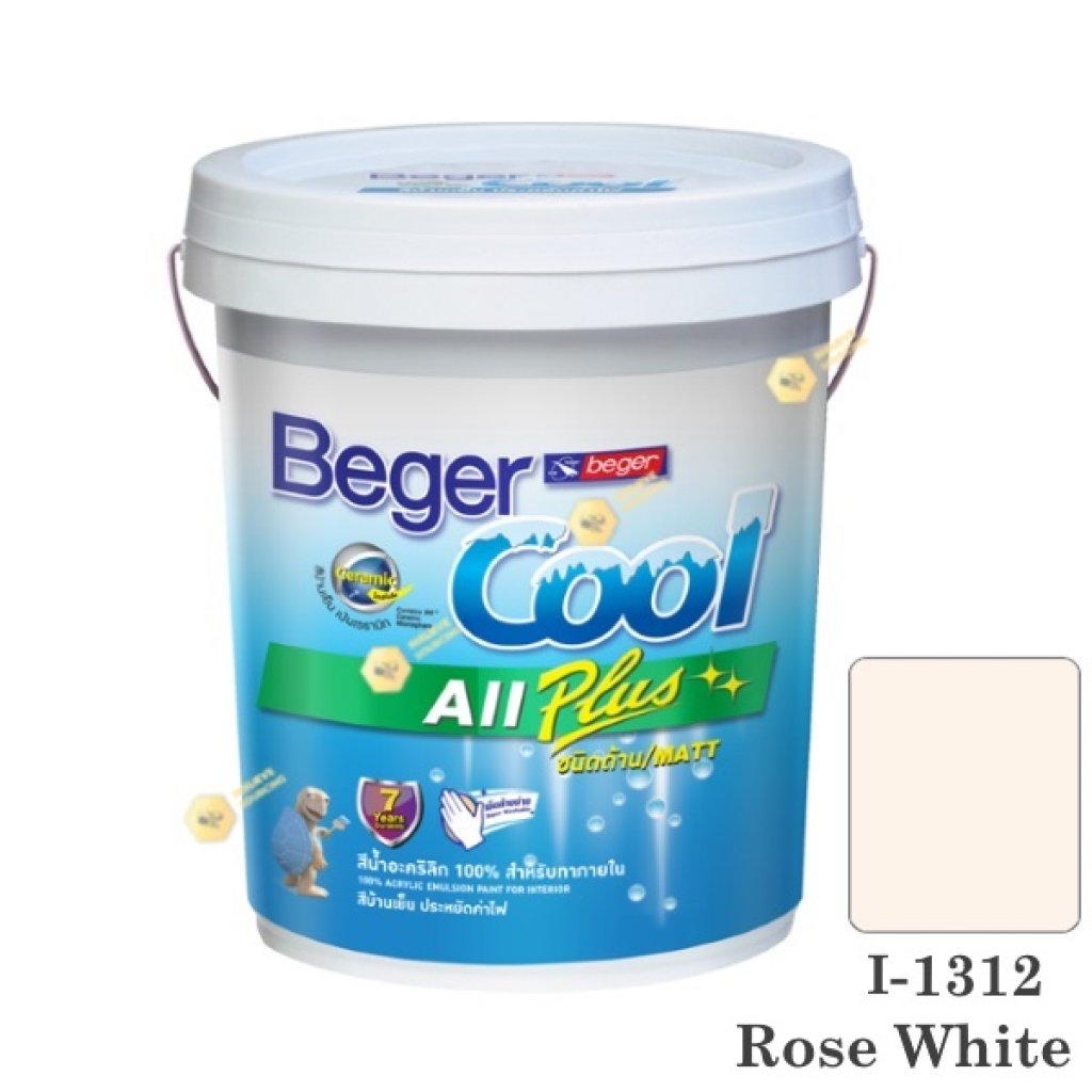 begerCool All Plus I-1312 สีน้ำอะครีลิก-ด้าน ภายใน-5gl.