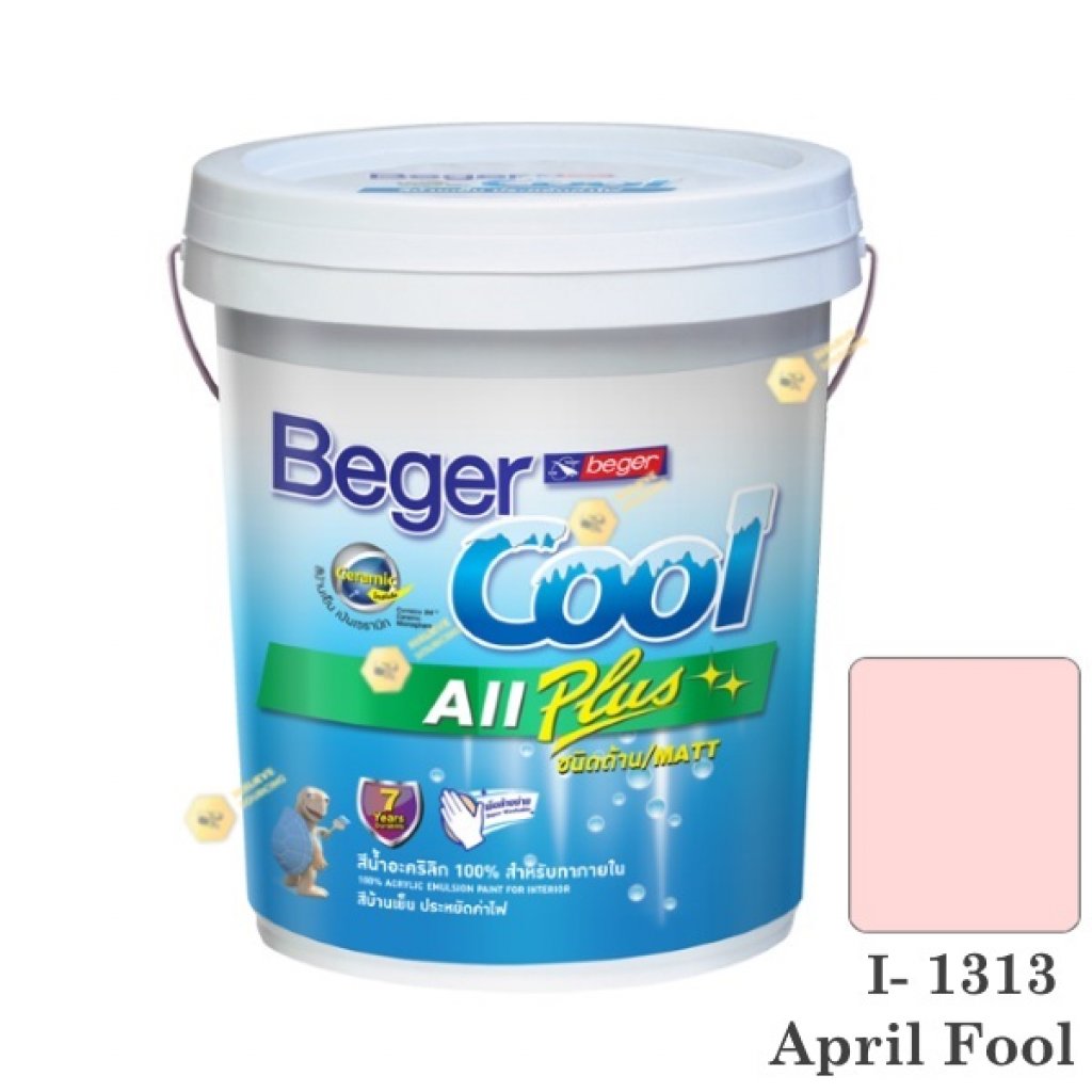 begerCool All Plus I-1313 สีน้ำอะครีลิก-ด้าน ภายใน-5gl.