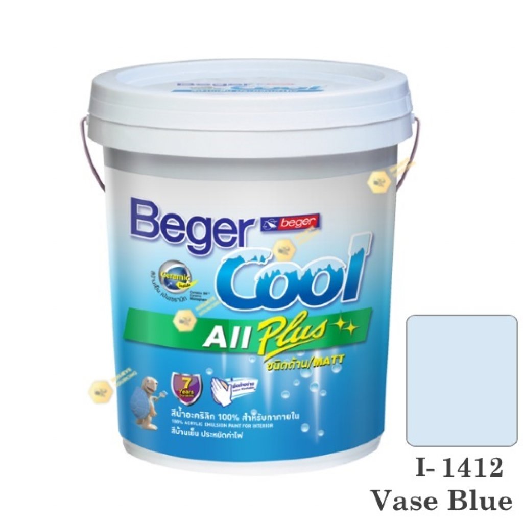 begerCool All Plus I-1412 สีน้ำอะครีลิก-ด้าน ภายใน-5gl.