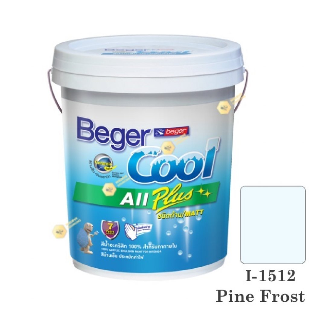 begerCool All Plus I-1512 สีน้ำอะครีลิก-ด้าน ภายใน-5gl.