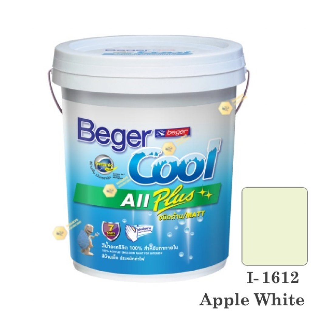 begerCool All Plus I-1612 สีน้ำอะครีลิก-ด้าน ภายใน-5gl.