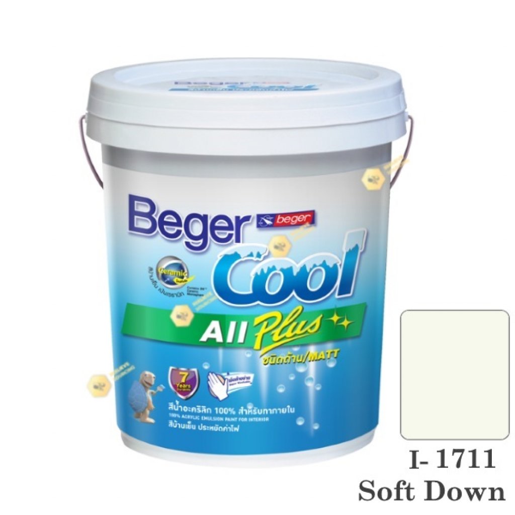 begerCool All Plus I-1711 สีน้ำอะครีลิก-ด้าน ภายใน-5gl.