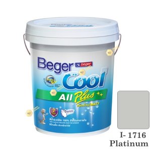 begerCool All Plus I-1716 สีน้ำอะครีลิก-ด้าน ภายใน-5gl.