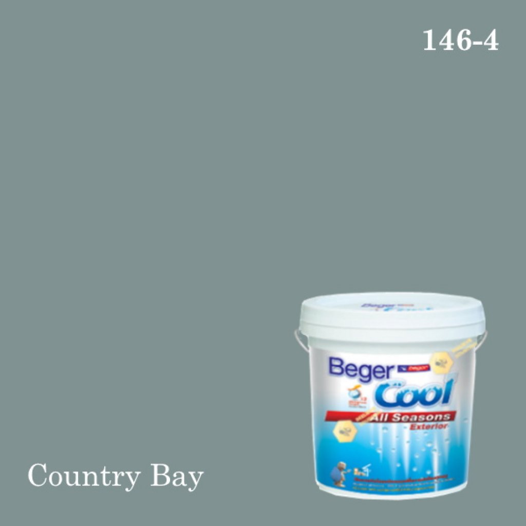 เบเยอร์คูล ออลซีซั่นส์ สีน้ำอะครีลิก-ภายนอก 146-4 (Country Bay)
