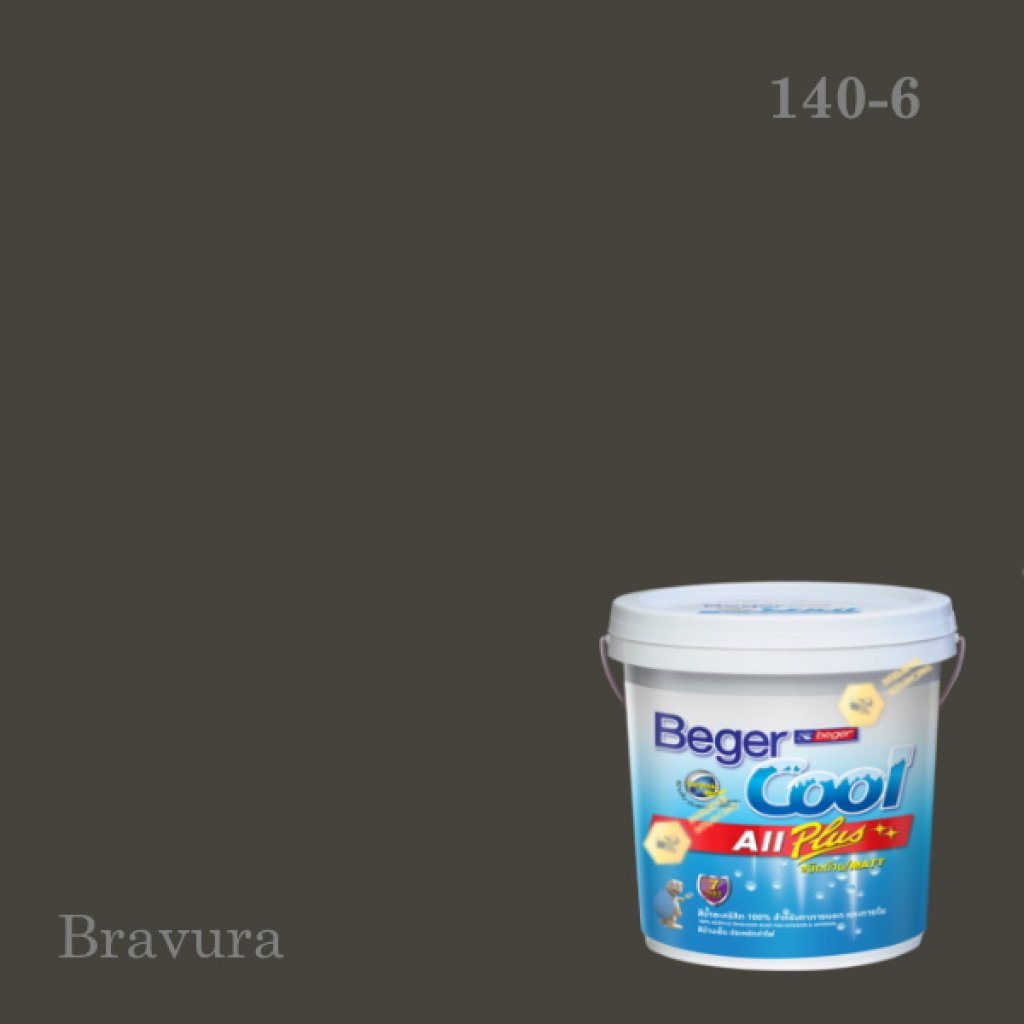 เบเยอร์คูล ออลพลัส สีน้ำอะครีลิก-ภายนอก E-140-6 (Bravura)
