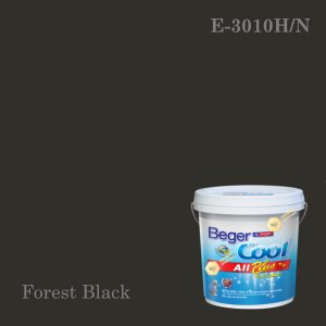 เบเยอร์คูล ออลพลัส สีน้ำอะครีลิก-ภายนอก E-3010LH/N (Forest Black)