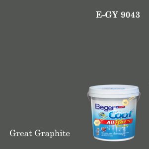 เบเยอร์คูล ออลพลัส สีน้ำอะครีลิก-ภายนอก (SSR) E-GY 9043 (Great Graphite)