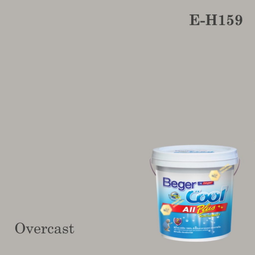 เบเยอร์คูล ออลพลัส สีน้ำอะครีลิก-ภายนอก E-H159 (Overcast)