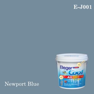 เบเยอร์คูล ออลพลัส สีน้ำอะครีลิก-ภายนอก E-J001 (Newport Blue)