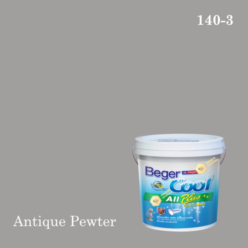 เบเยอร์คูล ออลพลัส สีน้ำอะครีลิก-ภายใน I-140-3 (Antique Pewter)