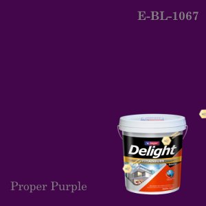 ดีไลท์ สีน้ำอะครีลิก ภายนอก E-BL-1067 (Proper Purple)