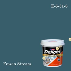 ดีไลท์ สีน้ำอะครีลิก ภายนอก E-5-31-6 (Frozen Stream)