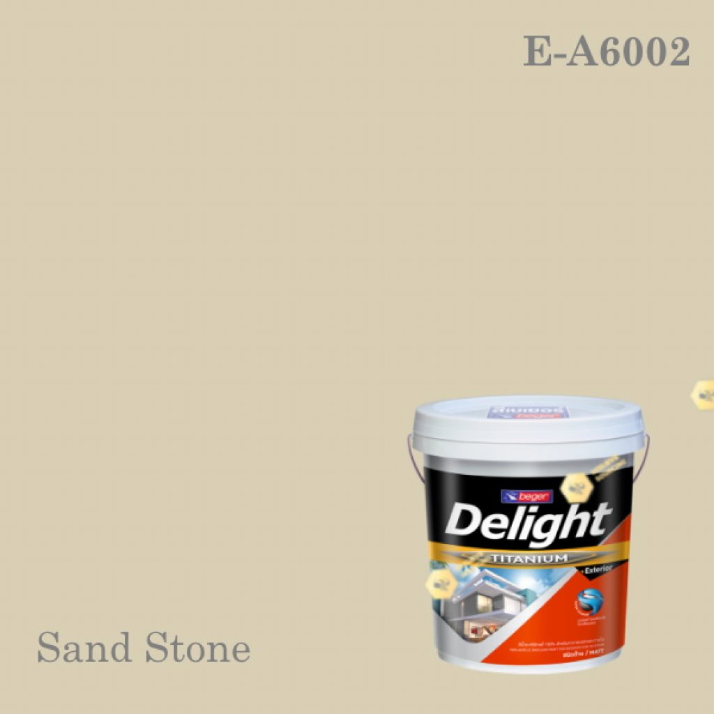 ดีไลท์ สีน้ำอะครีลิก ภายนอก E-A6002 (Sand Stone)