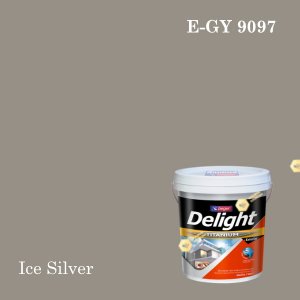 ดีไลท์ สีน้ำอะครีลิก ภายนอก E-GY 9097 (Ice Silver)