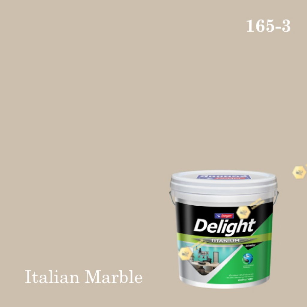 ดีไลท์ สีน้ำอะครีลิก ภายใน I-165-3/UD (Italian Marble)