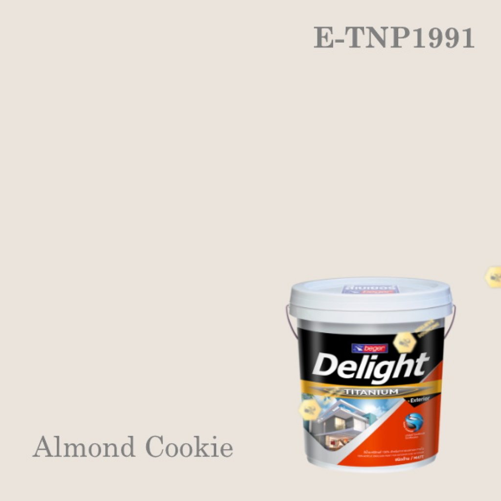 ดีไลท์ พลัส สีน้ำอะครีลิก ภายนอก E-TNP1991 (Almond Cookie)