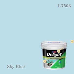ดีไลท์ สีน้ำอะครีลิก ภายใน I-7503 Sky Blue