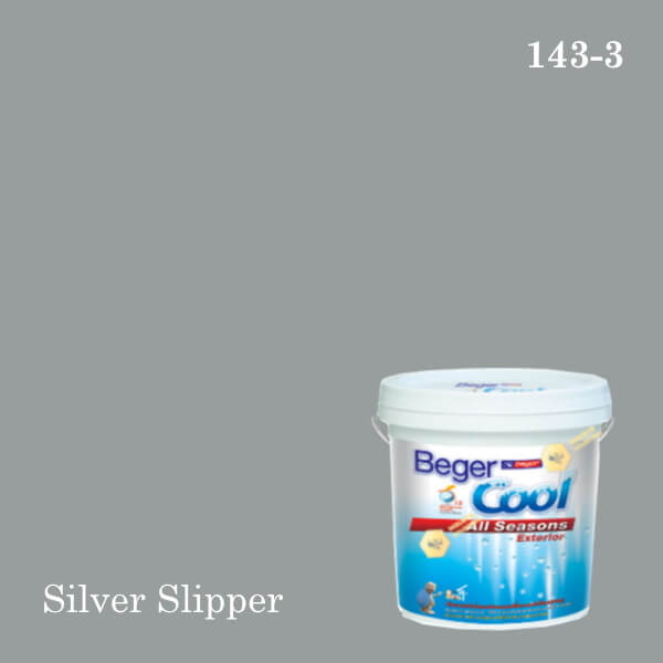 เบเยอร์คูล ออลซีซั่นส์ สีน้ำอะครีลิก-ภายนอก (SSR) E-143-3 (Silver Slipper)