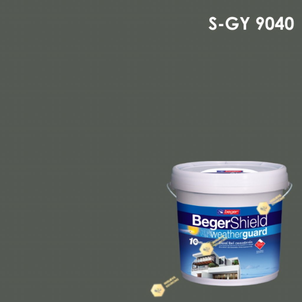  สีน้ำอะครีลิก (SSR) S-GY 9040 เบเยอร์ชิลด์ (Burnished Pewter)