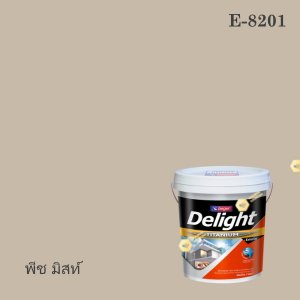 ดีไลท์ สีน้ำอะครีลิก ภายนอก E-8201 (พีช มิสท์)