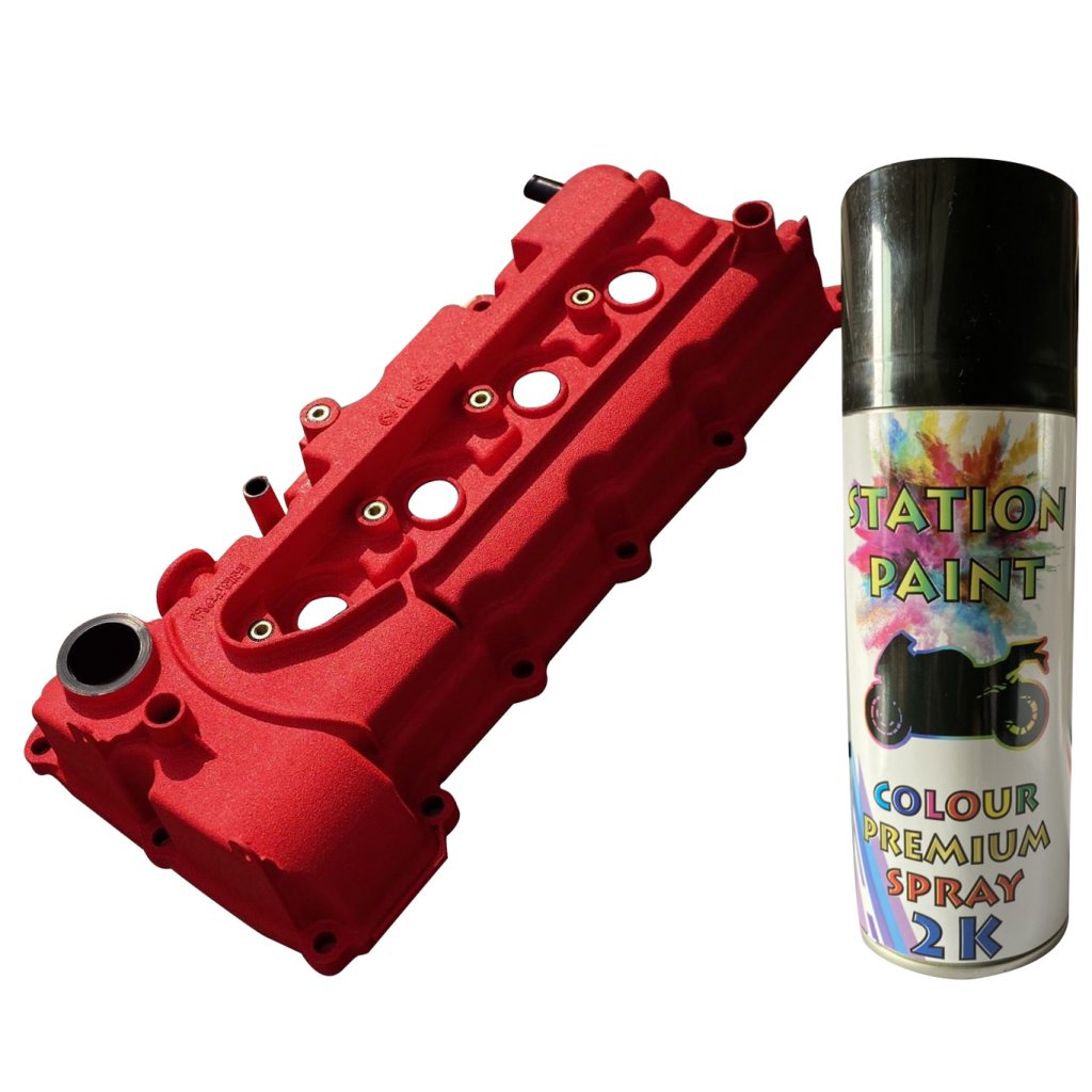 สีสเปรย์ยิงทรายTexture ผิวขรุขระ-สีแดง (Ferrari)