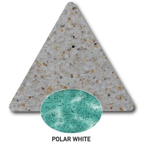 หินควอทซ์ Polar White