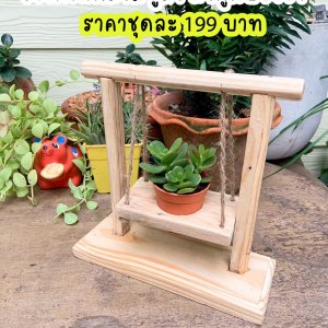 เซตต้นคลาสซูล่าตกแต่งพร้อมขาตั้ง ชิงช้า หรือชั้นไม้แบบโซฟาสุดน่ารัก
