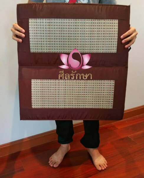 เบาะนั่งสมาธิสาดทอ แบบพกพา - Image 4