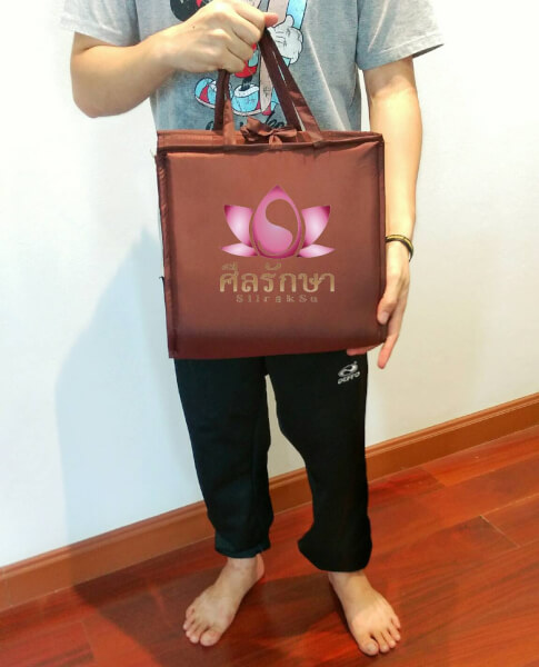 เบาะนั่งสมาธิสาดทอ แบบพกพา - Image 7